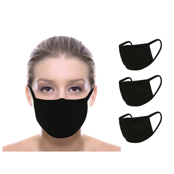 Washable Reusable Face Cover Mouth Cover, Unisex (In Stock) 3 Pack - Made In USA - Duplicator Depot