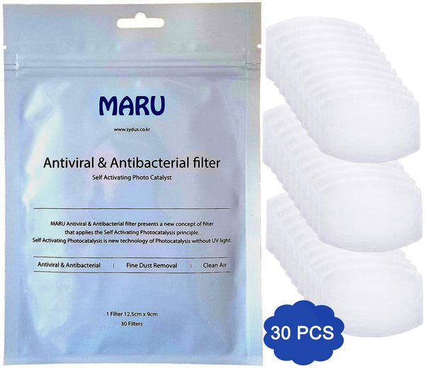 (IN STOCK) MADE IN USA Washable Reusable Anti-dust Cloth Face Mask Protection Double Layer Covering 5 Pack With Filters (30 PCS)