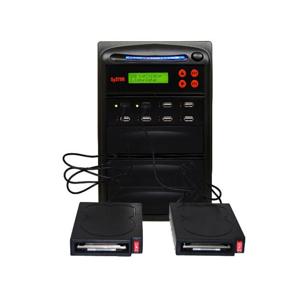 Systor 1 to 7 HDD/SSD Duplicator for Portable USB-Powered External Hard Drives & USB Flash Drives - SYS07EXH - Duplicator Depot