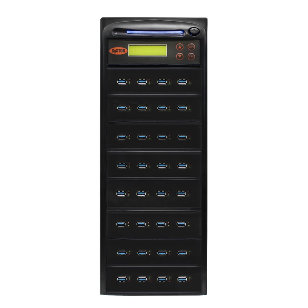 Systor 1:31 USB 3.1 300MB/s Flash Drive Duplicator - (SYS-USB30-31) - Up to 18GB per minute - Duplicator Depot