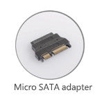 Micro SATA to SATA Hard Drive Adapter (P1040) - Duplicator Depot