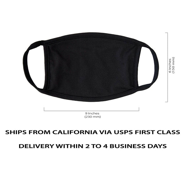 Washable Reusable Face Cover (3 Pack) - Double Layer For Dust Particle & Droplet Protection - Unisex, USA Flag - Duplicator Depot