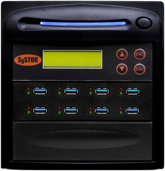 Systor 1 to 7 USB Duplicator & Eraser, Up To 9GB/Min - SYS-USB30150-7