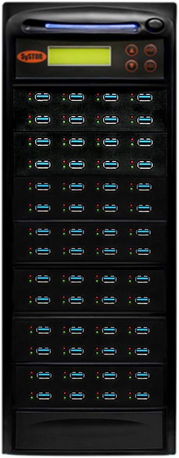 Systor 1 to 55 USB Duplicator & Eraser, Up To 9GB/Min - SYS-USB30150-55