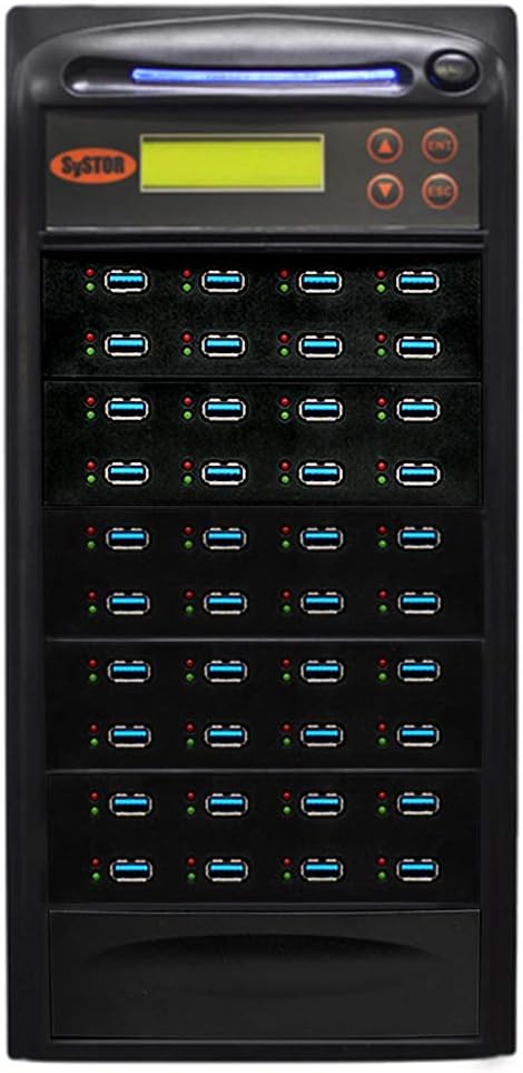 Systor 1 to 39 USB Duplicator & Eraser, Up To 9GB/Min - SYS-USB30150-39