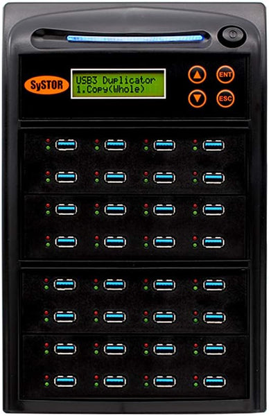 Systor 1 to 31 USB Duplicator & Eraser, Up To 9GB/Min - SYS-USB30150-31