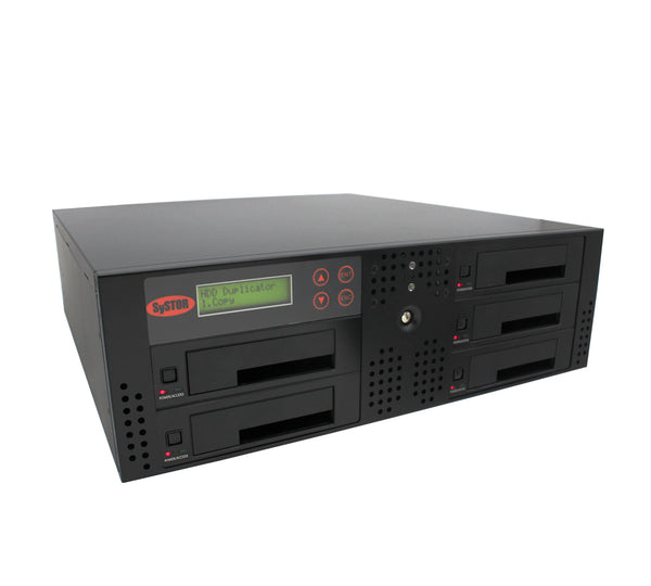 Systor 1 to 4 SATA 300MB/S Rackmount Hard Disk Drive / Solid State Drive (HDD/SSD) Duplicator & Sanitizer (SYS304RMHDD-DP)