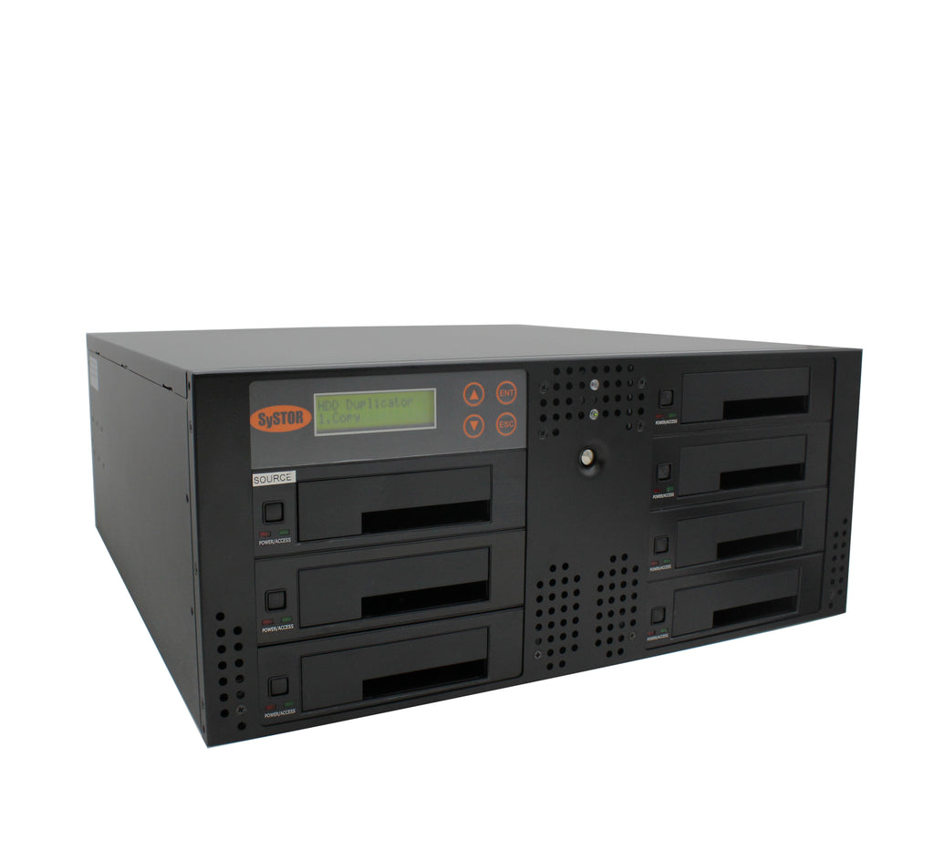 Systor 1 to 6 SATA 300MB/S Rackmount Hard Disk Drive / Solid State Drive (HDD/SSD) Duplicator & Sanitizer (SYS306RMHDD-DP)