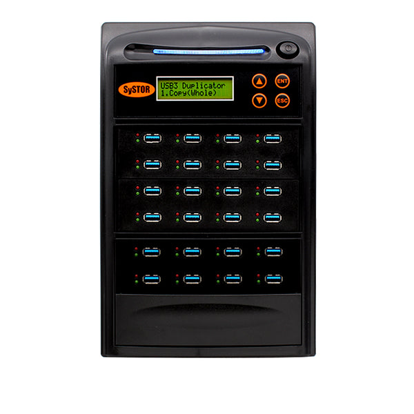 Systor 1:23 USB 3.1 100MB/s Flash Drive Duplicator - (SYS-USB30100-23) - Up to 6GB per Minute - Duplicator Depot