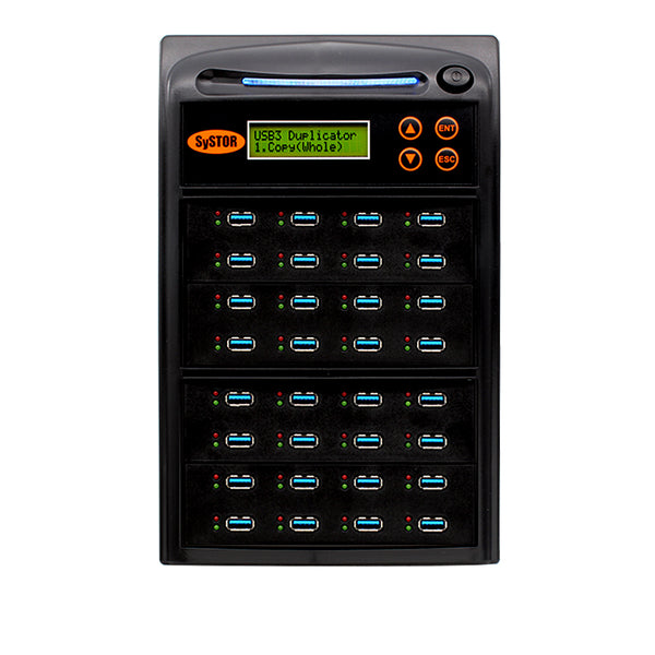 Systor 1:31 USB 3.1 100MB/s Flash Drive Duplicator - (SYS-USB30100-31) - Up to 6GB per Minute - Duplicator Depot