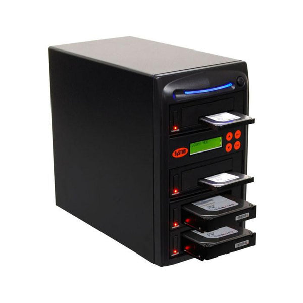 Systor 1 to 3 SATA 600MB/S HDD SSD Duplicator/Sanitizer - 3.5" & 2.5" Hard Disk Drive / Solid State Drive Dual Port Hot Swap (SYS603DP) - Duplicator Depot