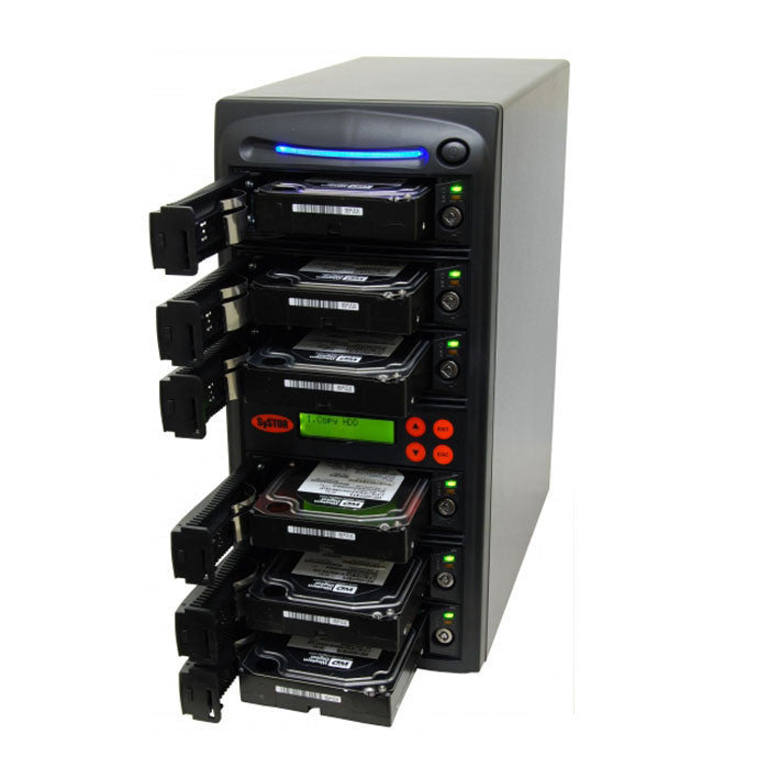 SySTOR 1:5 SATA Hard Disk Drive / Solid State Drive (HDD/SSD) Clone Duplicator/Sanitizer - (90MB/sec) (SYS105HS) - Duplicator Depot