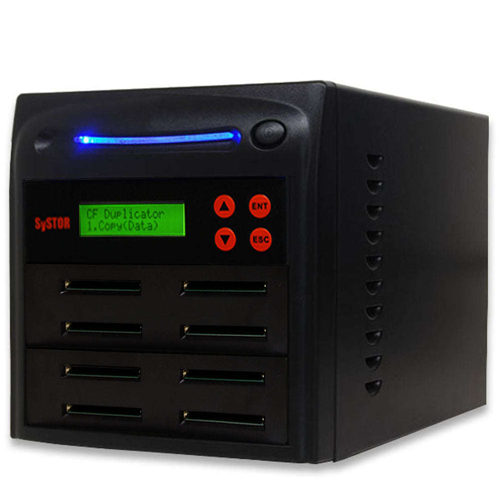 Systor 1 to 7 Compact Flash CF Duplicator & Sanitizer - SYS-CFD-7 - Duplicator Depot