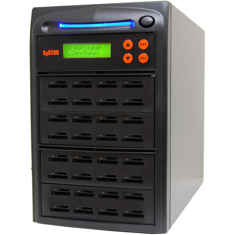 Systor 1 to 31 Multiple SD/MicroSD Drive Duplicator & Sanitizer - SYS-SD-31