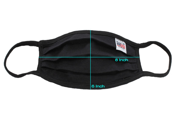 Amba7 MADE IN USA Reusable Breathable Cloth Face Mask - Machine Washable, Non-Surgical Double Layer Anti-Dust Protection, Unisex - For Home, Office, Travel, Camping, or Cycling - 3 Pack With Filters (30 PCS) (In Stock)