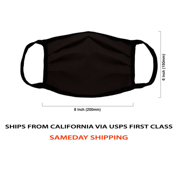 Amba7 MADE IN USA Reusable Breathable Cloth Face Mask - Machine Washable, Non-Surgical Double Layer Anti-Dust Protection, Unisex - For Home, Office, Travel, Camping or Cycling (PURPLE 3-Pack) In Stock