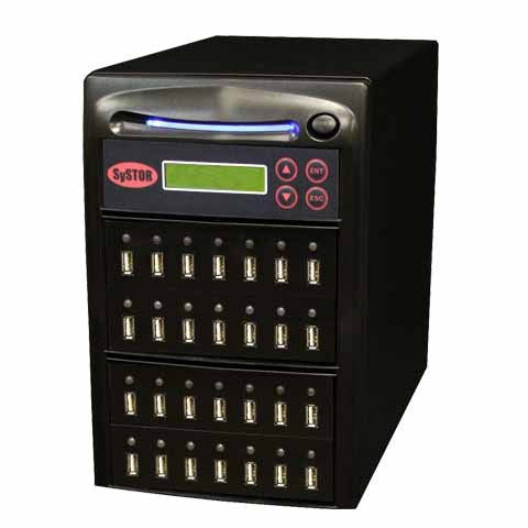 Systor 1 to 27 Multiple USB Thumb Drive Duplicator & Sanitizer (up to 2GB Per Minute) - SYS-USBD-27 - Duplicator Depot
