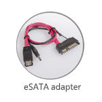 eSATA to SATA Hard Drive Adapter (P1042) - Duplicator Depot