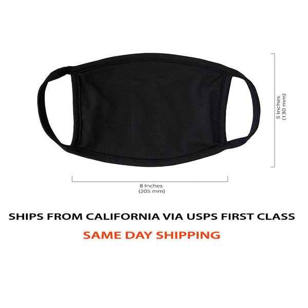 Washable Reusable Face Cover Mouth Cover, Unisex (In Stock) 3 Pack - Made In USA - Duplicator Depot